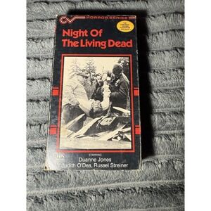 Night of the Living Dead VHS – 1986 Congress Video Horror Series – Rare Vintage